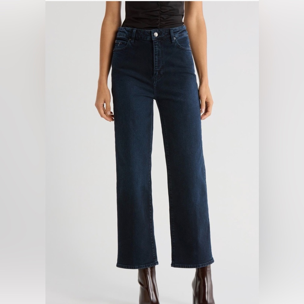 Frame “The Wide” High Waist Ankle Wide Leg Jeans